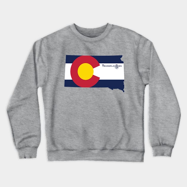 South Dakota TransplanTee Crewneck Sweatshirt by TransplanTees